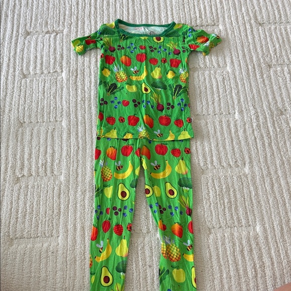 Little Sleepies Green and Yellow Pajama Set - Picture 1 of 2